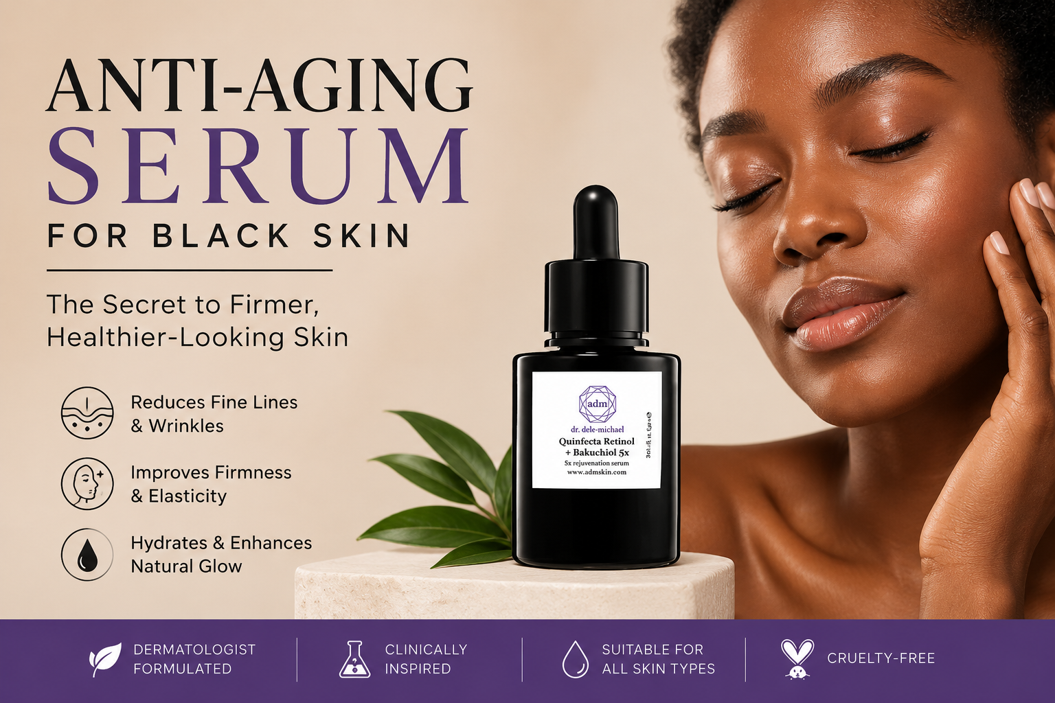 Anti-Aging Serum for Black Skin: The Secret to Firmer, Healthier-Looking Skin