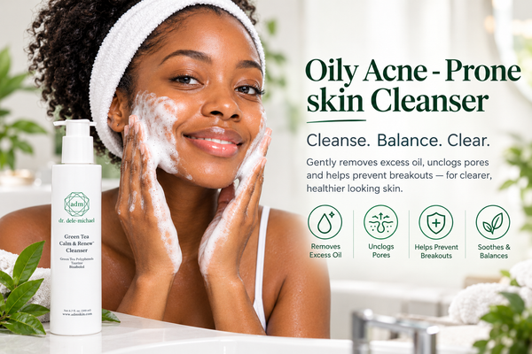 Excess Oil and Frequent Breakouts? Try the Right Oily Acne-Prone Skin Cleanser