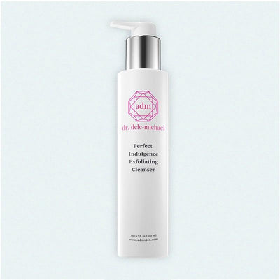 PERFECT INDULGENCE EXFOLIATING CLEANSER bottle